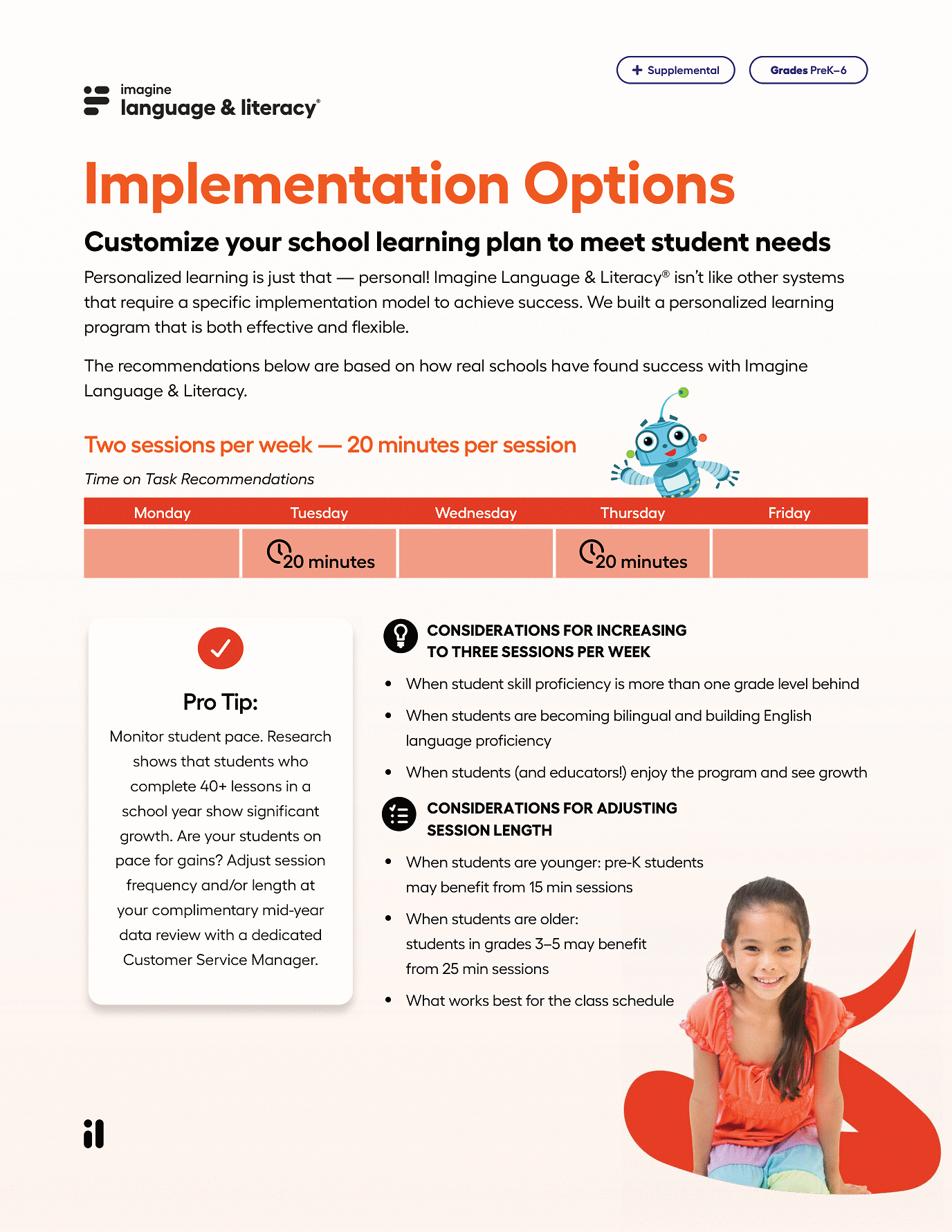 Imagine IM middle school overview